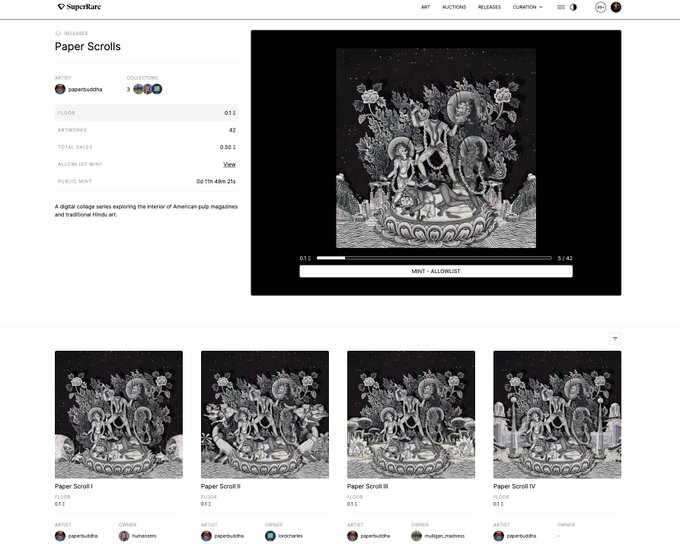 https://superrare.com/releases/0x4dc783883402fd2f8bc29574ebaf23255c5f8066