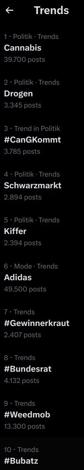 WurthGeorg's tweet image. Wir haben im Moment 9 der 10 Top-Trends. 😂