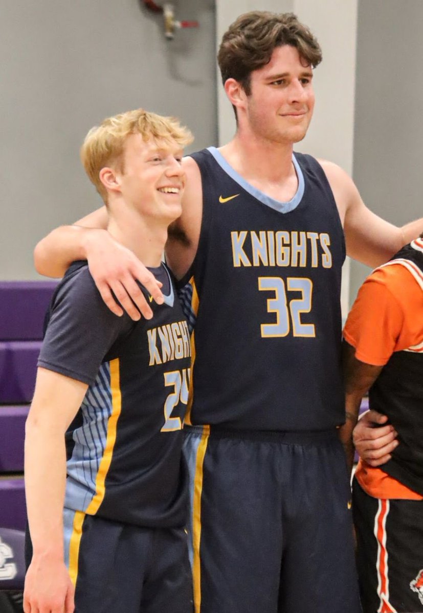 Congratulations Parker Burke and Jacob Thompson both honored last night at the District 15 All Star game. They were recognized at halftime for being Underclassman and Player of the year for D4! Parker you will be missed! #WeAreLCA <a href="/JacobTh01453910/">Jacob Thompson</a> <a href="/xeniagazette/">Xenia Daily Gazette</a> <a href="/Steven_Wright_/">Steven Wright</a>