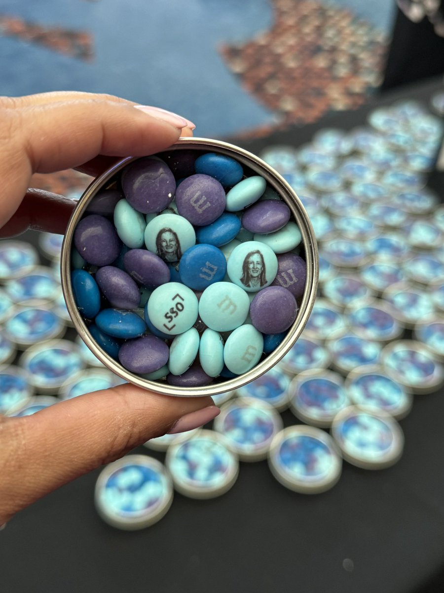 puneetsinghmd's tweet photo. What’s better than @mmschocolate? M&amp;Ms with @SocSurgOnc President @KellyKhunt’s face on them! #SSO2024 https://t.co/xsikh31rpp