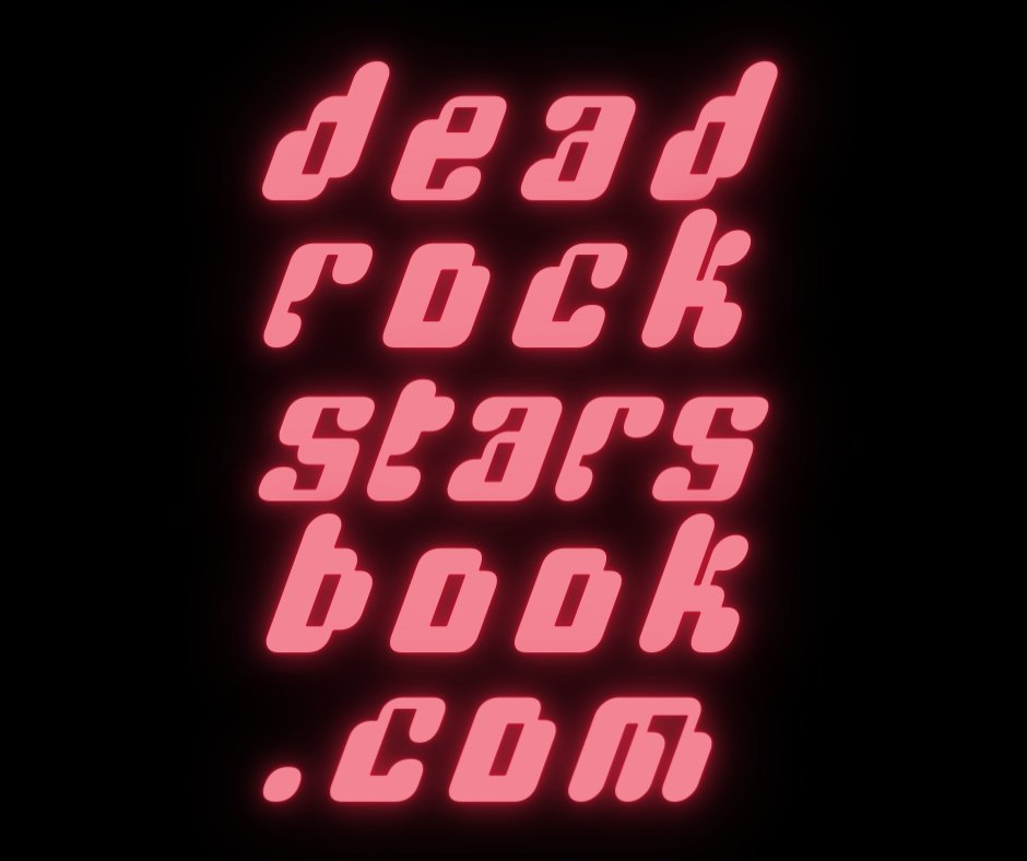 Check out our website for autographed copies of the book, merch, podcasts, and more!
deadrockstarsbook.com
#deadrockstarsbook