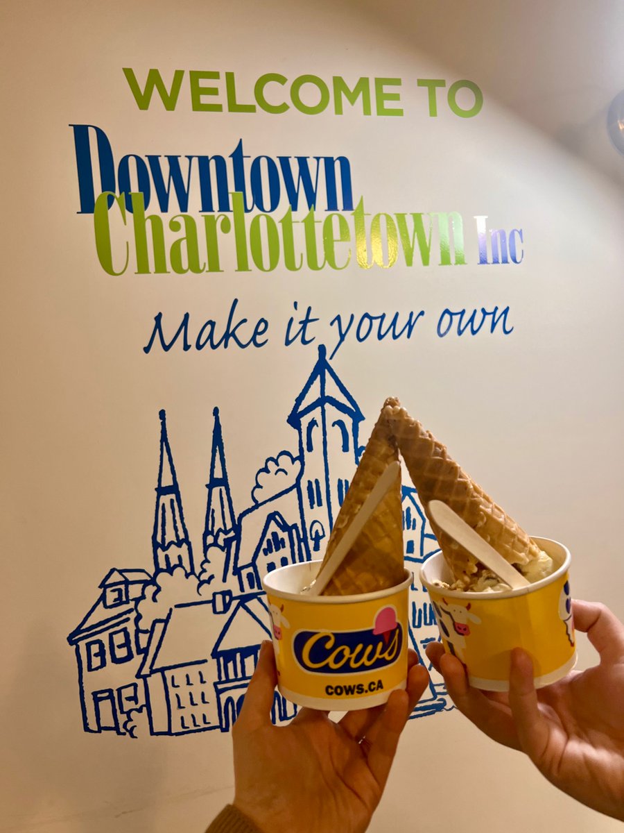 It’s <a href="/COWSICECREAM/">COWS</a> Moo Let’s Talk day today! Treat yourself to some good ice cream for a good cause. 🍦
100% of ice cream sales from the day will go directly to the <a href="/cmha_pei/">CMHA PEI Division</a> 
What is your favourite Cows ice cream flavour? The DCI team went with Wowie Cowie today.