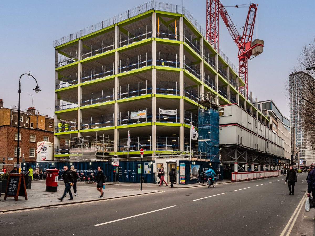 The Fitzrovia W1 is structurally complete! 🙌 Achieving structural completion in just 26 weeks from starting on site and just 25 operatives at its peak, PCE’s offsite approach yet again proved to be the blueprint for success. pceltd.co.uk/news/the-fitzr… #SustainableConstruction