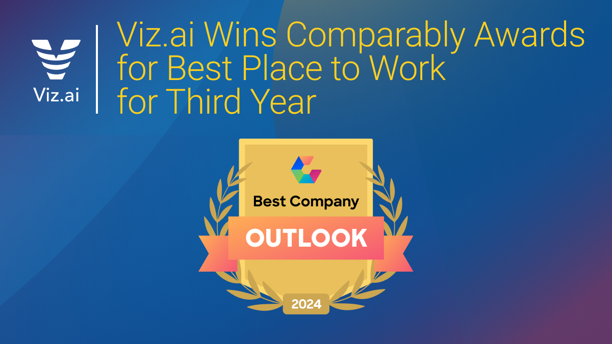 🏅We have been recognized as a @Comparably Best Place to Work for our company outlook—that's three years in a row! Looking to join our amazing team? Check out our careers page for current openings! viz.ai/careers #BestPlacetoWork2024 #ComparablyAwards