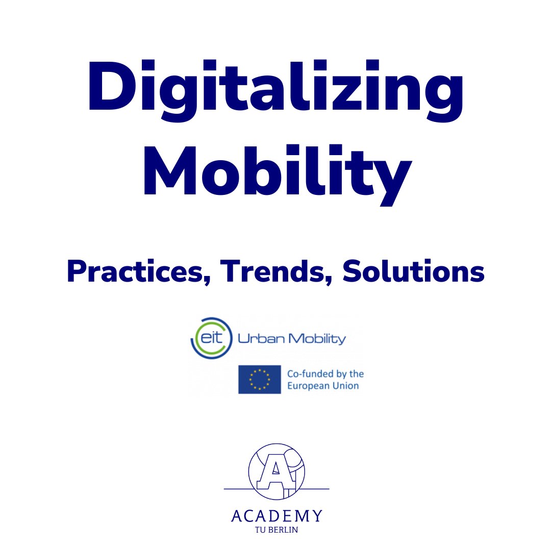 tuberlinacademy's tweet photo. Shape the future of mobility and unlock new professional horizons in Digitalizing Mobility ! Meet experts, exchange ideas, work on your own mobility project and explore innovative solutions in our workshops.
Join the English course in May 2024.

https://t.co/acxZYxqH7g https://t.co/7v3KHEQQ7h