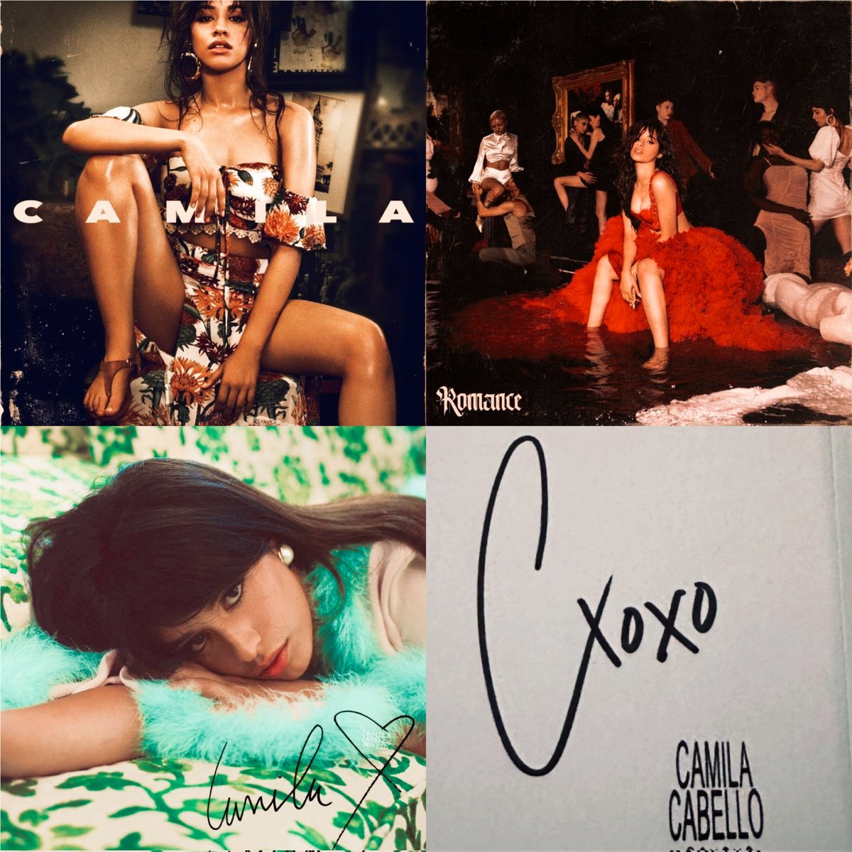 thekarilala's tweet photo. Camila Cabello discography. 💿

CAMILA (2018)
Romance (2019)
Familia (2022)
C, Xoxo (2024) https://t.co/WWMCZ7mwAY