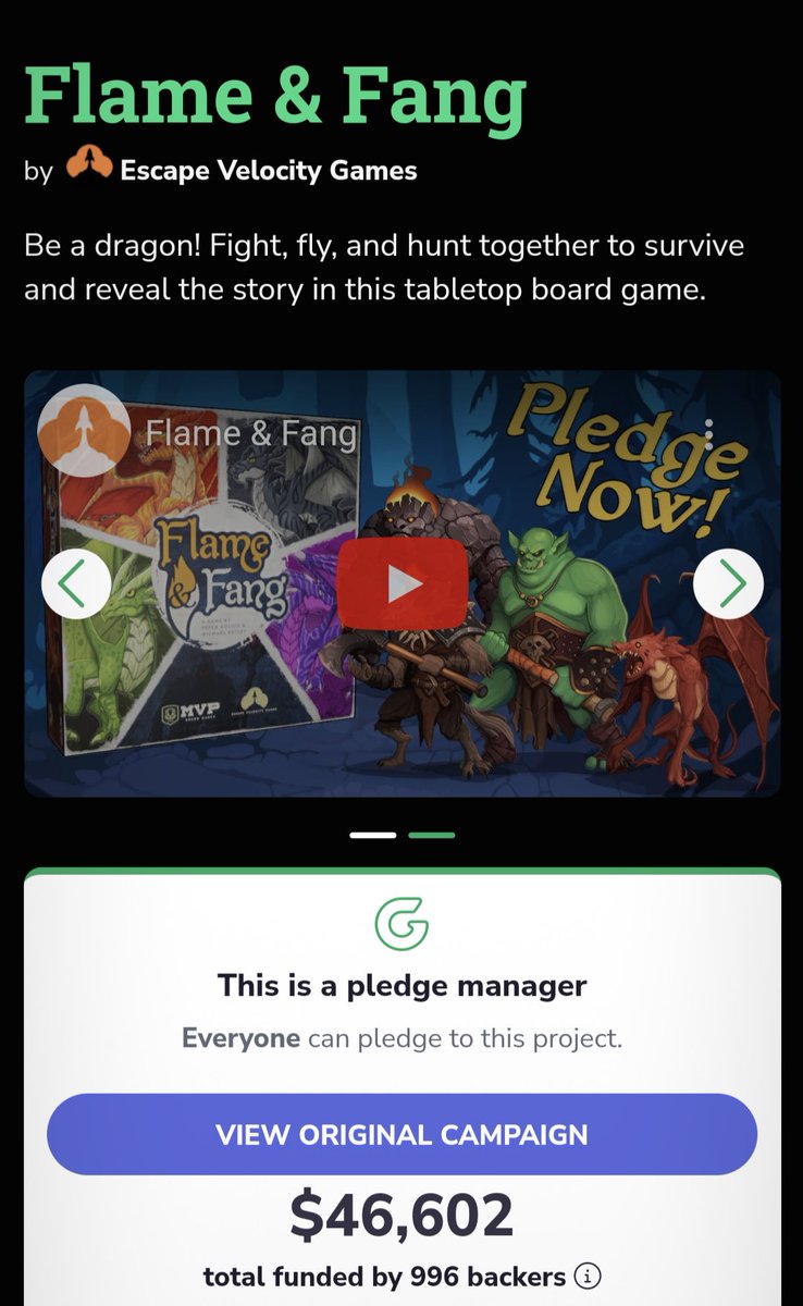 Getting close to 1000 backers. Wait, we only printed 1000 copies. I guess you better get in now if you want part of the first print run. 

gamefound.com/en/projects/es…