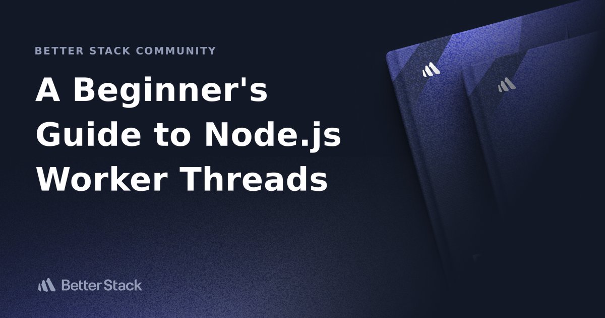 HCNNodejs's tweet image. Introduction aux Worker Threads de Node.js dlvr.it/T4SW7n