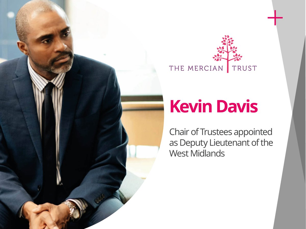 The Mercian Trust (@themerciantrust) on Twitter photo We are proud to announce that our Chair of Trustees, Mr Kevin Davis, has been appointed as Deputy Lieutenant for the West Midlands.
<a href="/WMLieutenancy/">WMLieutenancy</a> We are proud to announce that our Chair of Trustees, Mr Kevin Davis, has been appointed as Deputy Lieutenant for the West Midlands.
<a href="/WMLieutenancy/">WMLieutenancy</a>