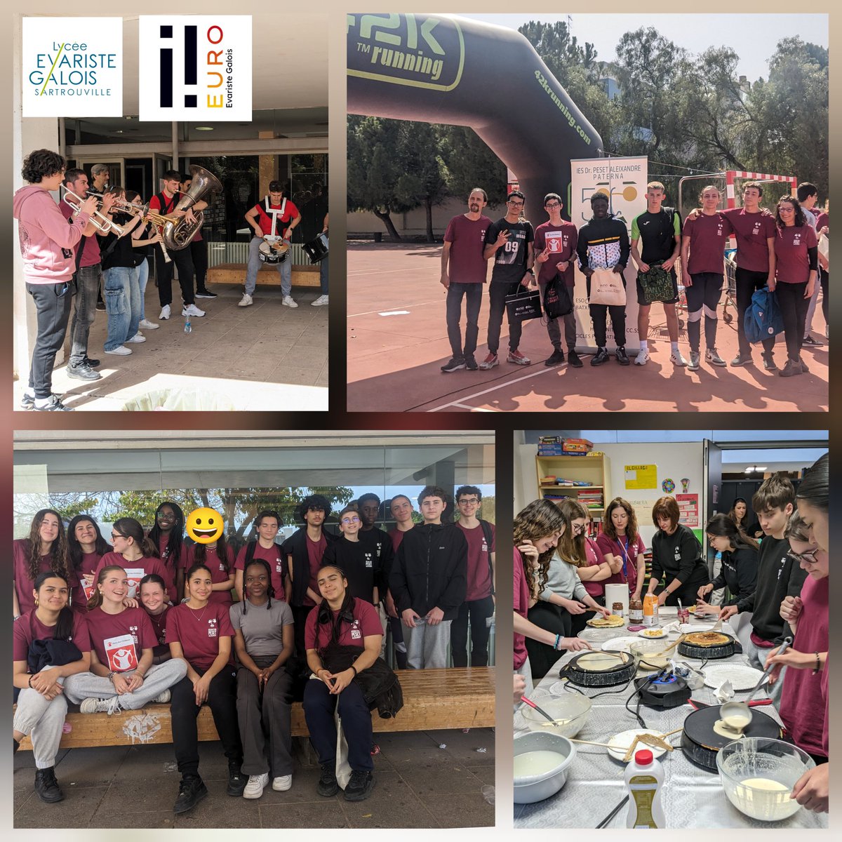 E_Galois78's tweet photo. Nos élèves de 2de06 𝘀𝗲𝗰𝘁𝗶𝗼𝗻 𝗲𝘂𝗿𝗼 𝗲𝘀𝗽𝗮𝗴𝗻𝗼𝗹 ont participé à la journée solidaire organisée par leurs partenaires espagnols pour l'asso @SavetheChildren. 
Course solidaire, vente de crêpes. La #solidarité n'a pas de frontières. #EchangesScolaires #immersion
🇪🇸🤝🇨🇵 https://t.co/yd68Sy4iyW