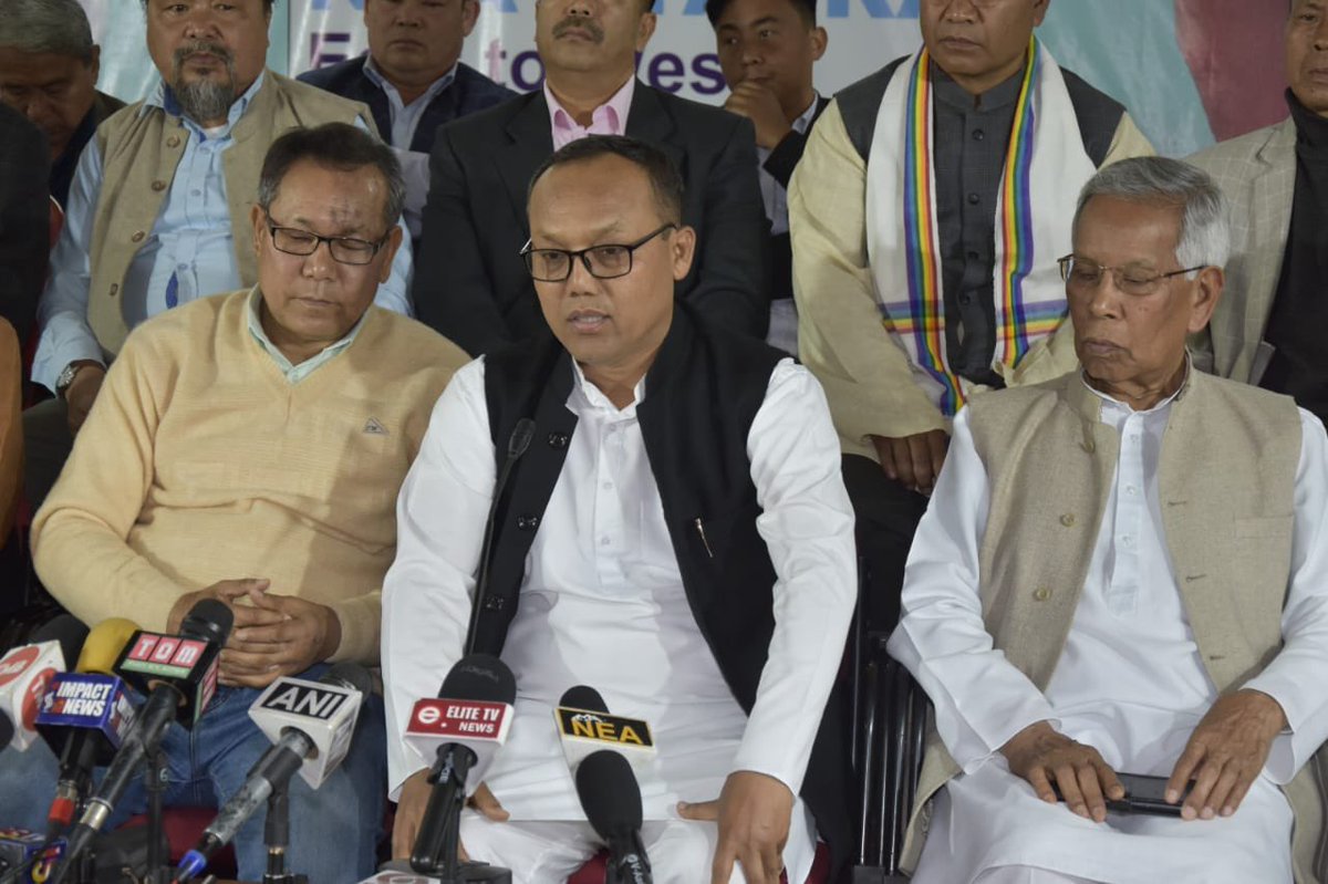 Today EIGHT political parties under the banner of INDIA block (Manipur) have decided to support @INCIndia @INCManipur candidates in ‘Inner and Outer’ Manipur Constituencies. Meeting was held today at Congress Bhawan, Imphal. On behalf of our party I thank local units of i) Aam…