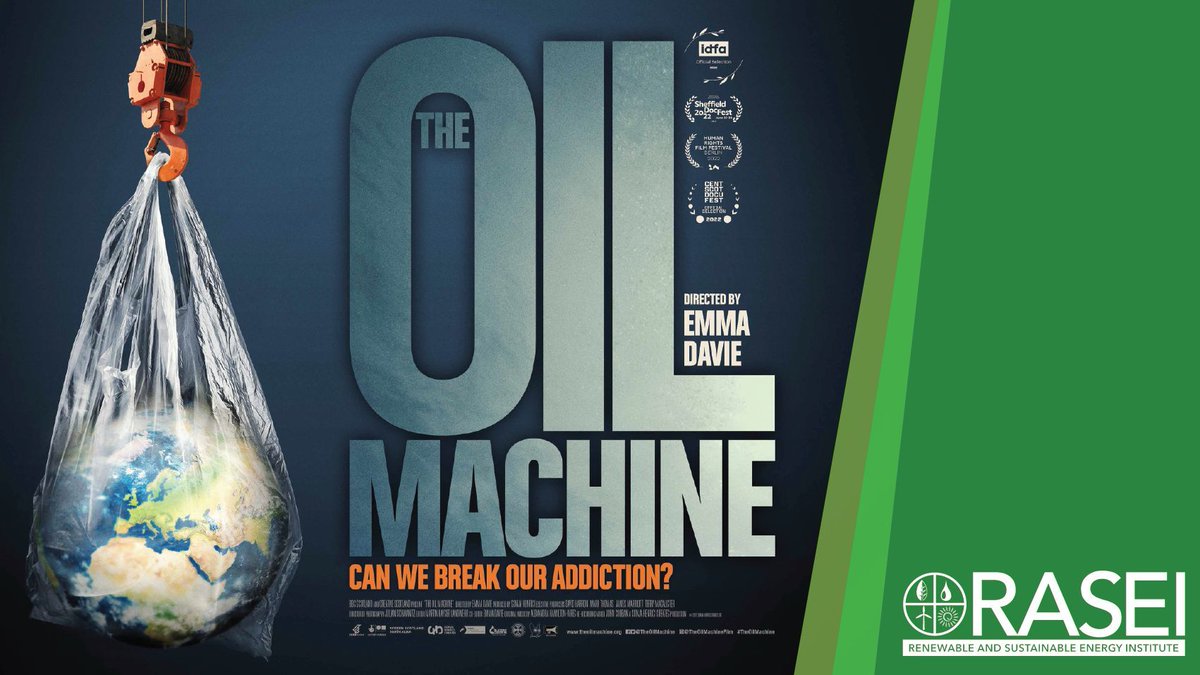 Join us on 04/09 at 1:00 PM for a show of The Oil Machine, followed by a panel. Oil companies think they can continue to keep drilling while keeping to Net Zero ambitions through adopting new technologies, such as carbon capture. is this realistic? buff.ly/43wDvs0
