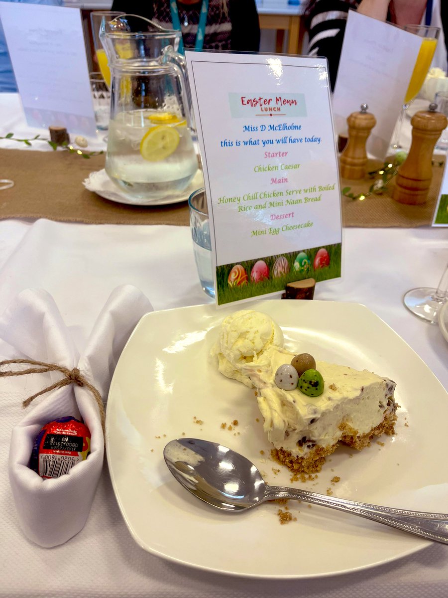 dmcelholm26's tweet photo. Thank you to the incredible Y12 hospitality class for hosting and preparing the beautiful lunch today. 🩵✨🌸🍰🍨🐣Truly incredible service and a real privilege to be invited. 💌Thank you 🫶@StMarysHE https://t.co/tK5zzG6P4c