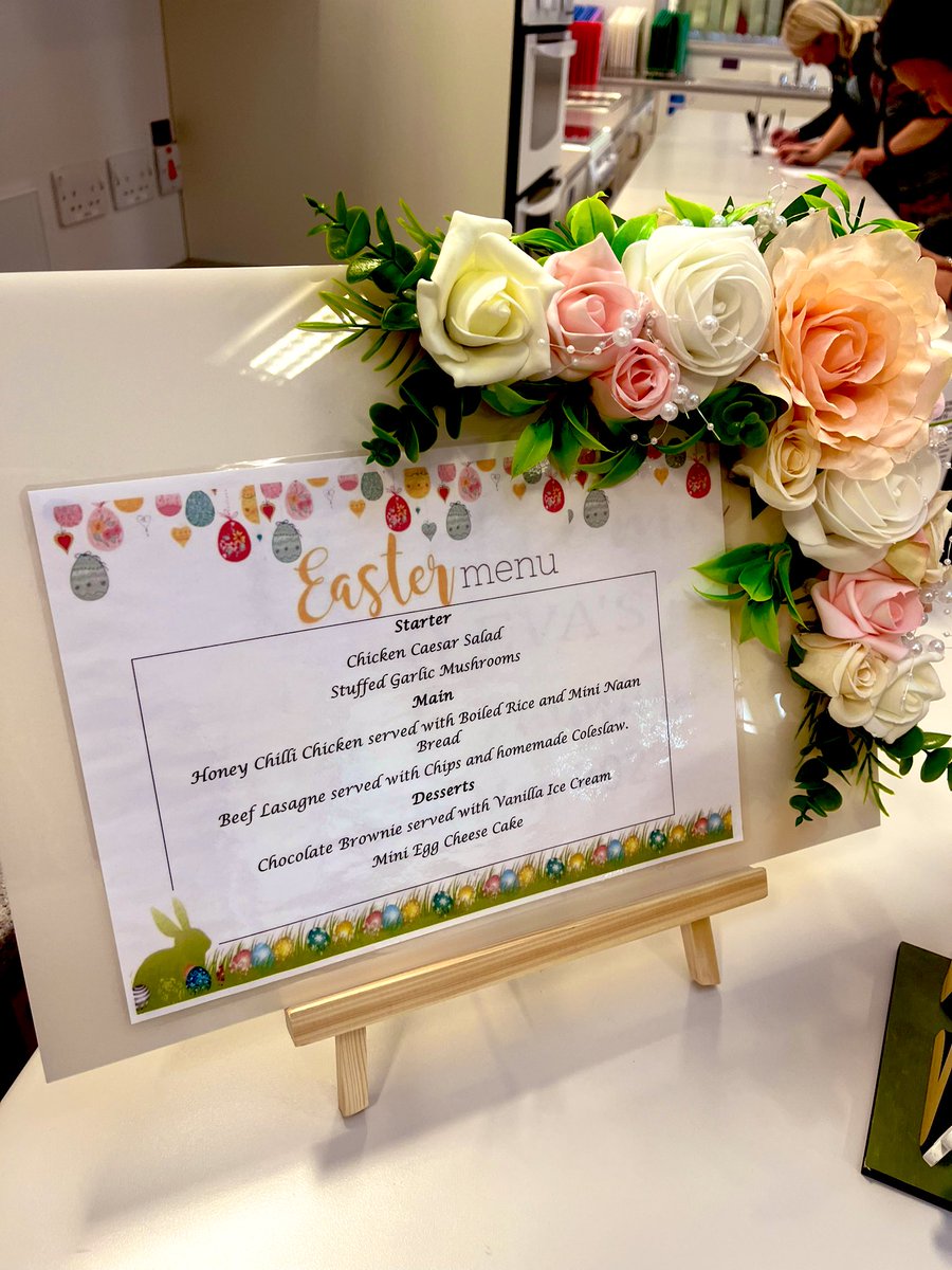 Thank you to the incredible Y12 hospitality class for hosting and preparing the beautiful lunch today. 🩵✨🌸🍰🍨🐣Truly incredible service and a real privilege to be invited. 💌Thank you 🫶<a href="/StMarysHE/">StMarysHE</a>