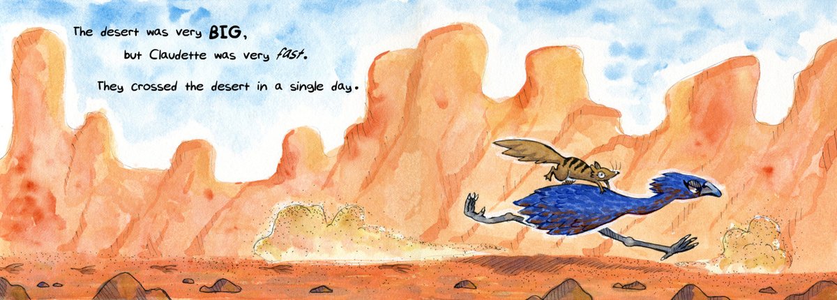 @SelfordFog You're in for a treat! I wrote a children's book once about a numbat named Cecil. The book was never published but it was pitched around. Maybe someday it will get picked up again. These are a few of my illustrations for it. This was years ago and I'm a much better artist now.