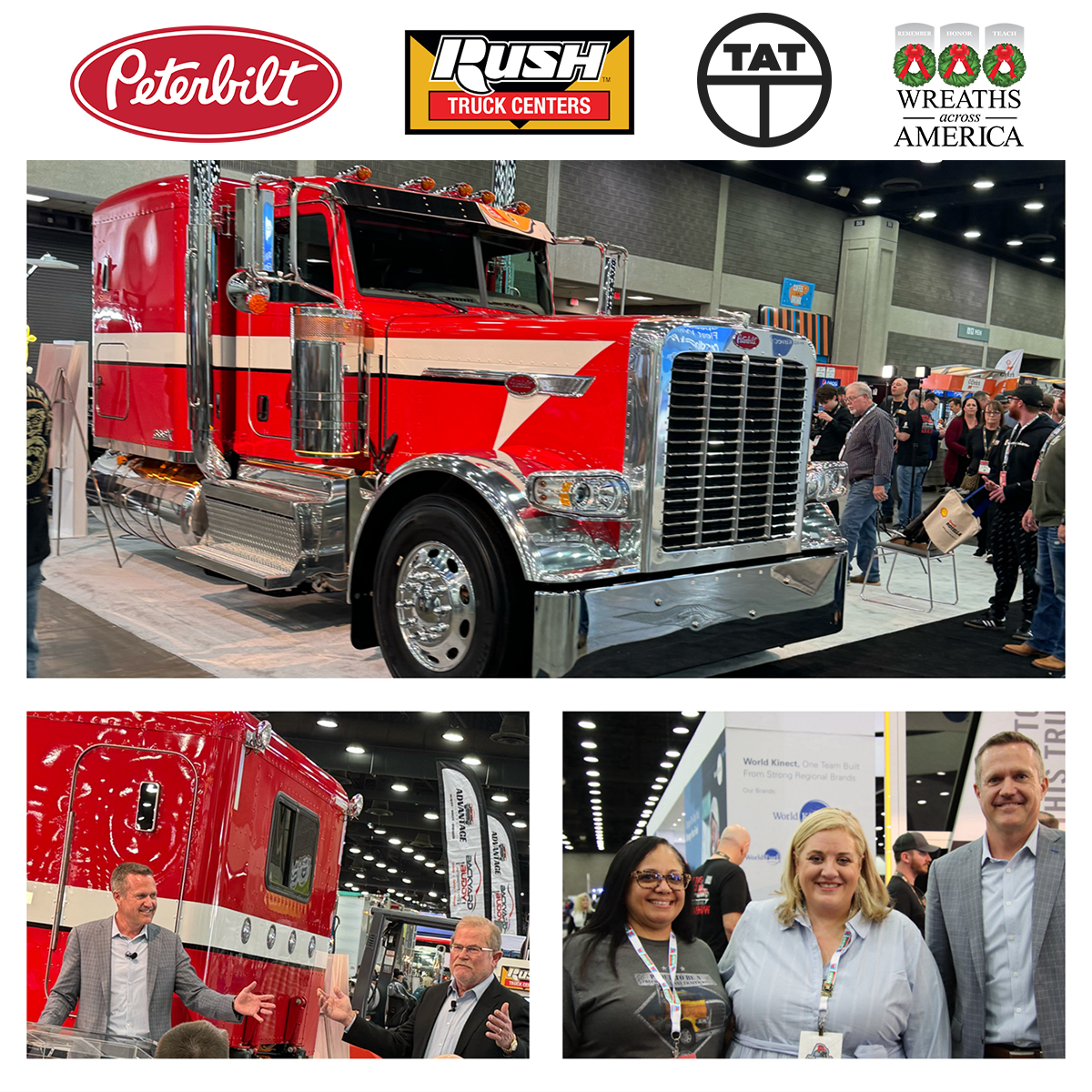 Fueling Hope on the road! Peterbilt and Rush Truck Centers are honored to join forces and contribute to two remarkable charities: Truckers Against Trafficking and Wreaths Across America! Read more: bit.ly/RushModel389 #Peterbilt #MATS #Peterbilt389