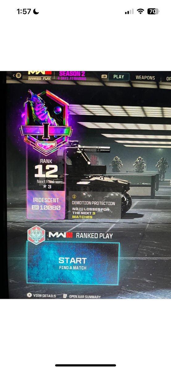 ilygeo_'s tweet photo. MW3 Ranked Play Boosting Service. 
Done a number of accounts, can discuss prices in messages. https://t.co/X5YXldsT42