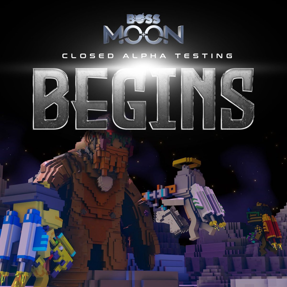 Boss Moon closed alpha testing is live! While this phase of testing is limited to a small group, we aim to open up to more testers soon. Stay tuned! 🔥🚀