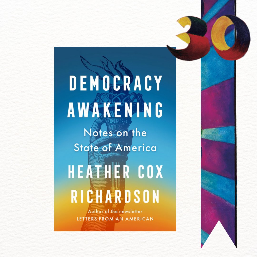 Heather Cox Richardson @HC_Richardson an expert on American political and economic history will join the 30th @oxconfbook 4/4. Audience questions will be collected in advance of the program. To submit a question for her, email ocb@olemiss.edu.