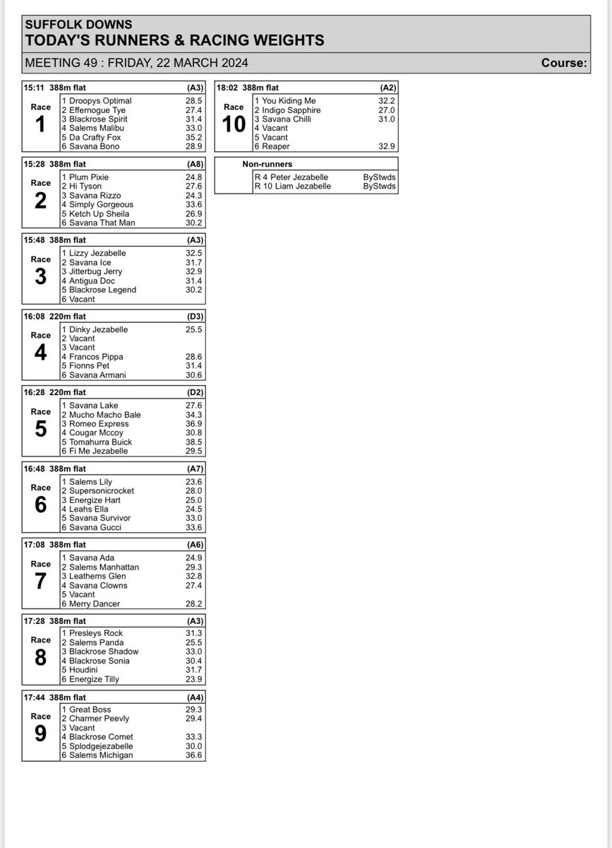 Official Suffolk Downs Dogs tweet media