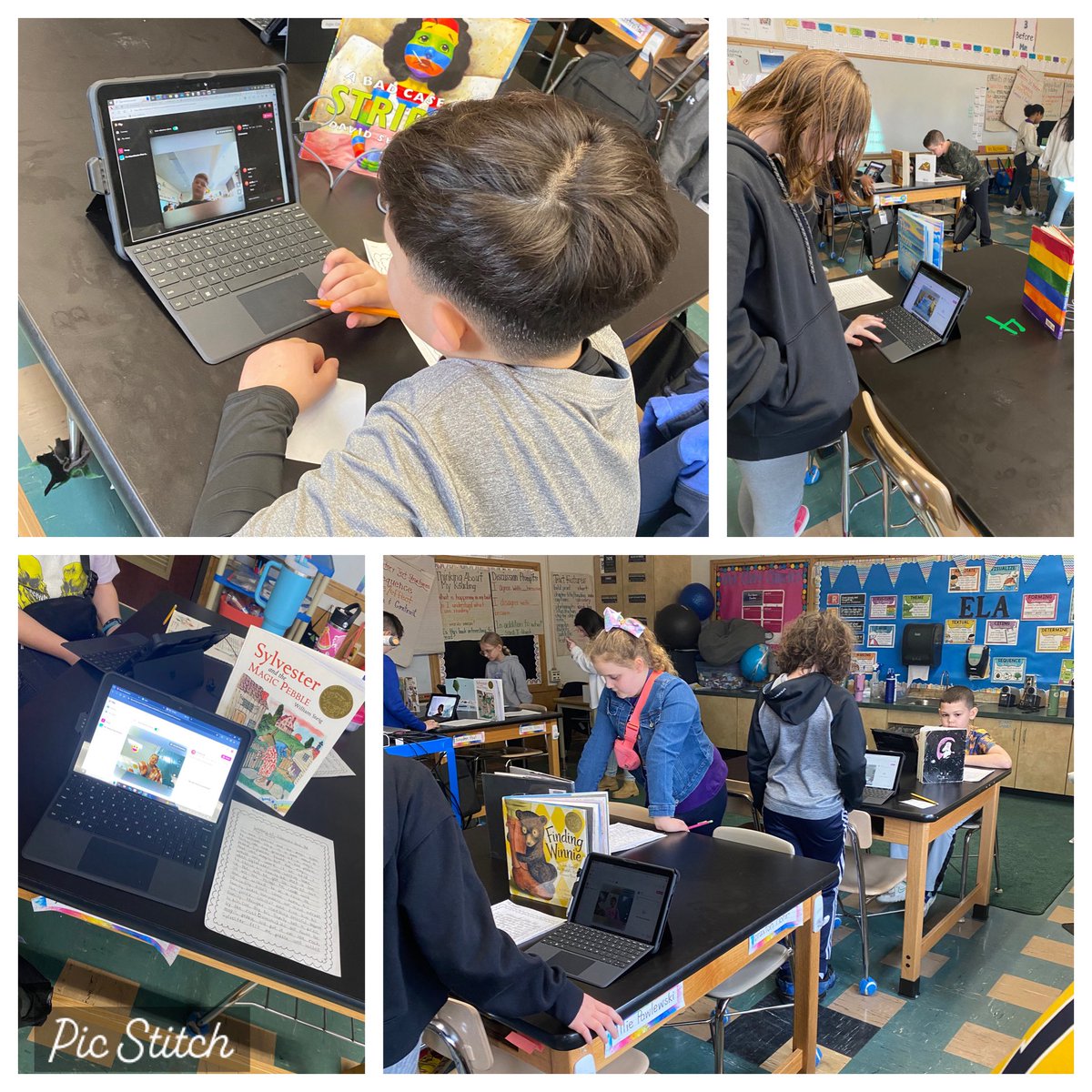 We wrapped up our summarizing unit this week! Students picked a book and wrote down important ideas while reading it. Next, we used those ideas to write a summary and then recorded it on @MicrosoftFlip ! After, we did a gallery walk to share our work with our peers.