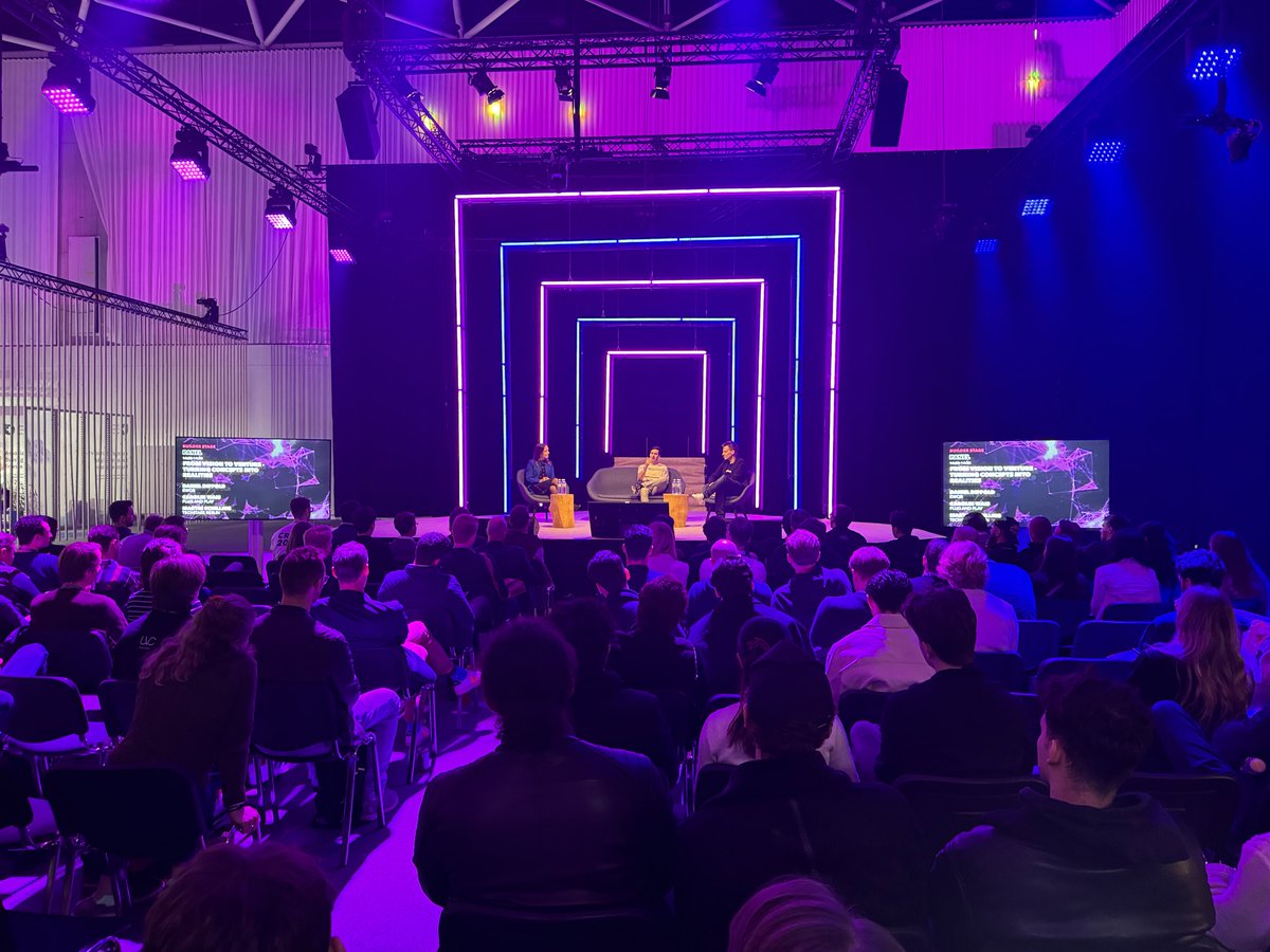 MadeMeThink_xyz's tweet photo. Second day at the #StartSummit. I got some good impulses that made me think 🤔 More on this in my next article. Meanwhile, here are a few impressions from the second conference day 🦄 

#Start24 #StartGlobal #StartSummit24 https://t.co/0Xogpyzp7B