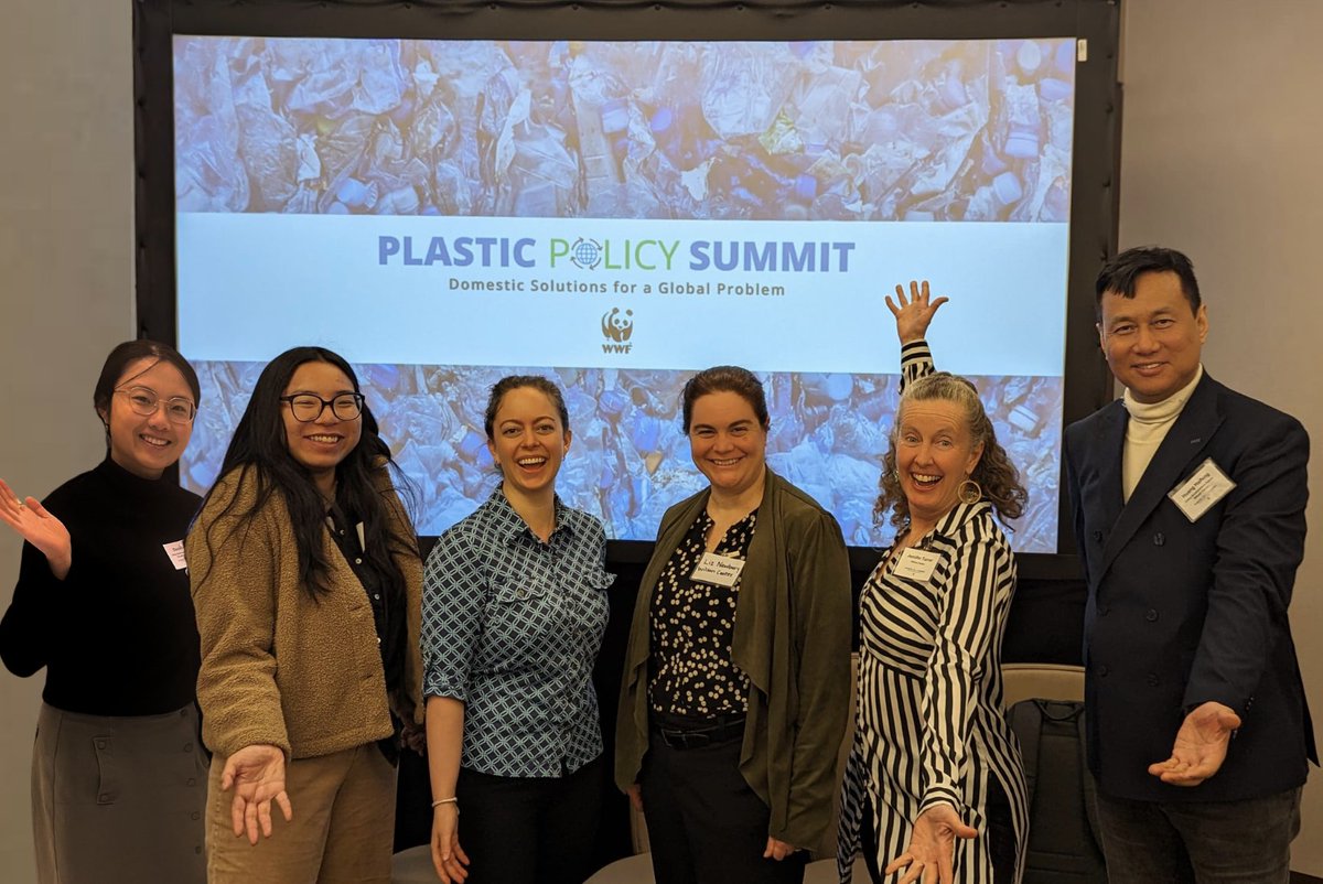 wilsonCEF's tweet image. The CEF and SGI teams had a wonderful time going to @wwf ‘s #PlasticPolicySummit this week! We got to connect with policymakers, NGOs, and activists, “talk trash,” all while promoting our #PlasticPipeline game 
😎🚮🎮
