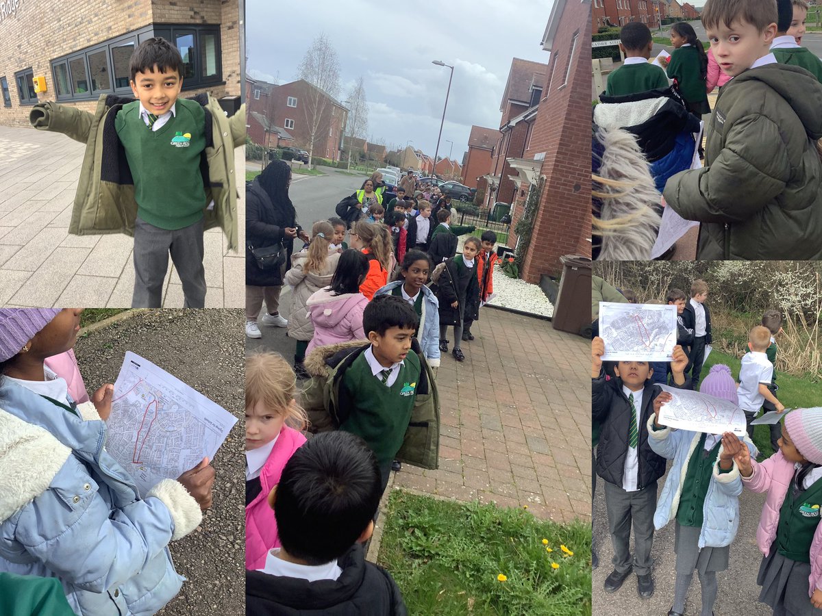 Year 2 embarked on an exciting adventure today, testing out our map skills on a walk of our local area! 🗺️🚶‍♂️We had great fun looking for human and physical features 🌳🏠 #MapSkills #OutdoorLearning #Geography