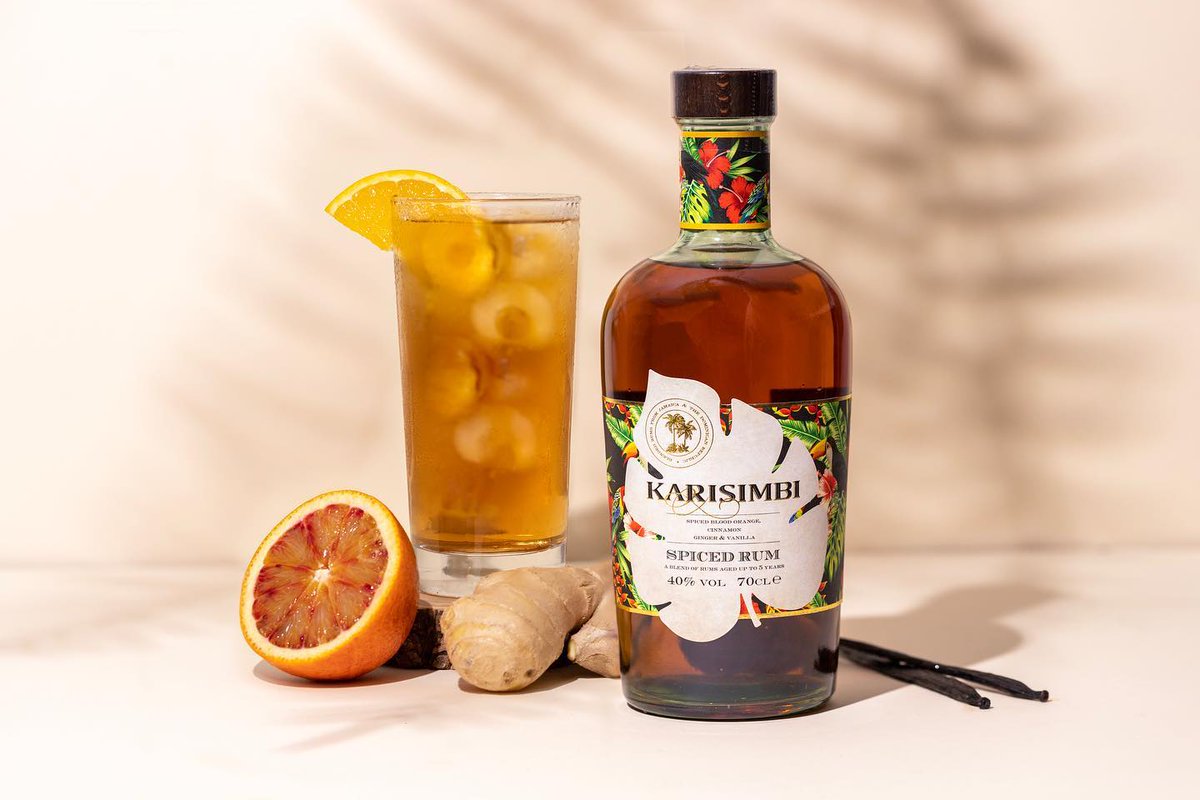 Its the freakin weekend🥳 so start with something spicy & fiery!! 🔥 featuring Karisimbi-try a Dark ‘n Stormy. ingredients: 50ml Karisimbi Spiced Rum 1/2 an Orange, sliced ‘Pimm’s style’ Ginger beer to top. Pour rum into highball glass, ice & stir. Add orange slices, Enjoy!🍹