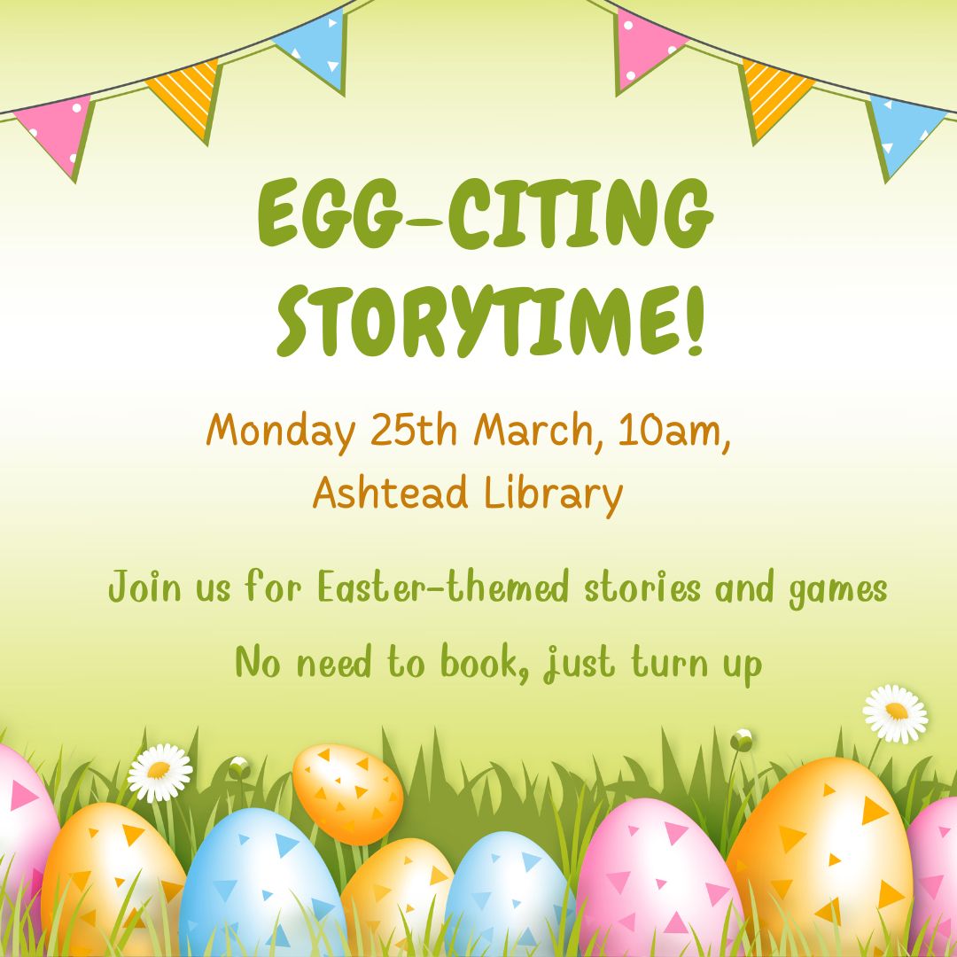 Join us on Monday for Easter-themed stories and some fun games!