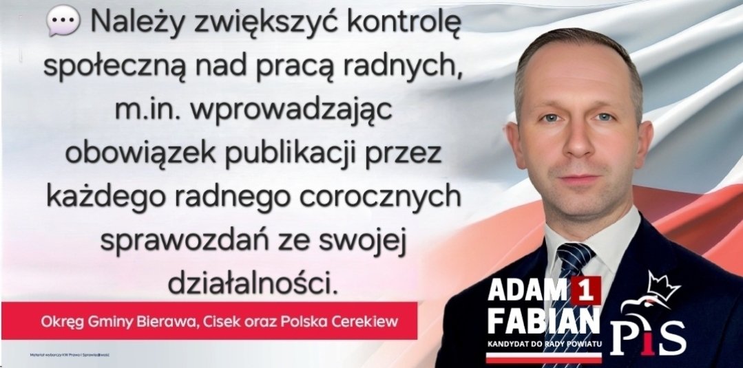 ⚠️Szanowni Państwo! Jestem za tym, aby Wyborcy mieli pełna informacje o radnych i ich działalności👇 #GminaBierawa #GminaCisek #GminaPolskaCerekiew