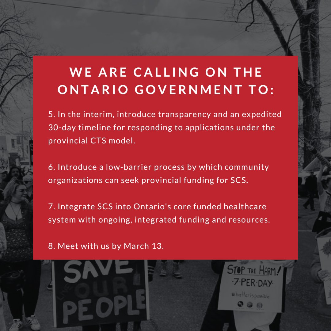 Ontario organizations!

ENDORSE life-saving action today!

Join us in supporting consumption services during Ontario's raging public health emergency. #SaveOnSCS 

Letter: drugpolicy.ca/supervised-con…

Endorse: form.123formbuilder.com/6625058/on-scs