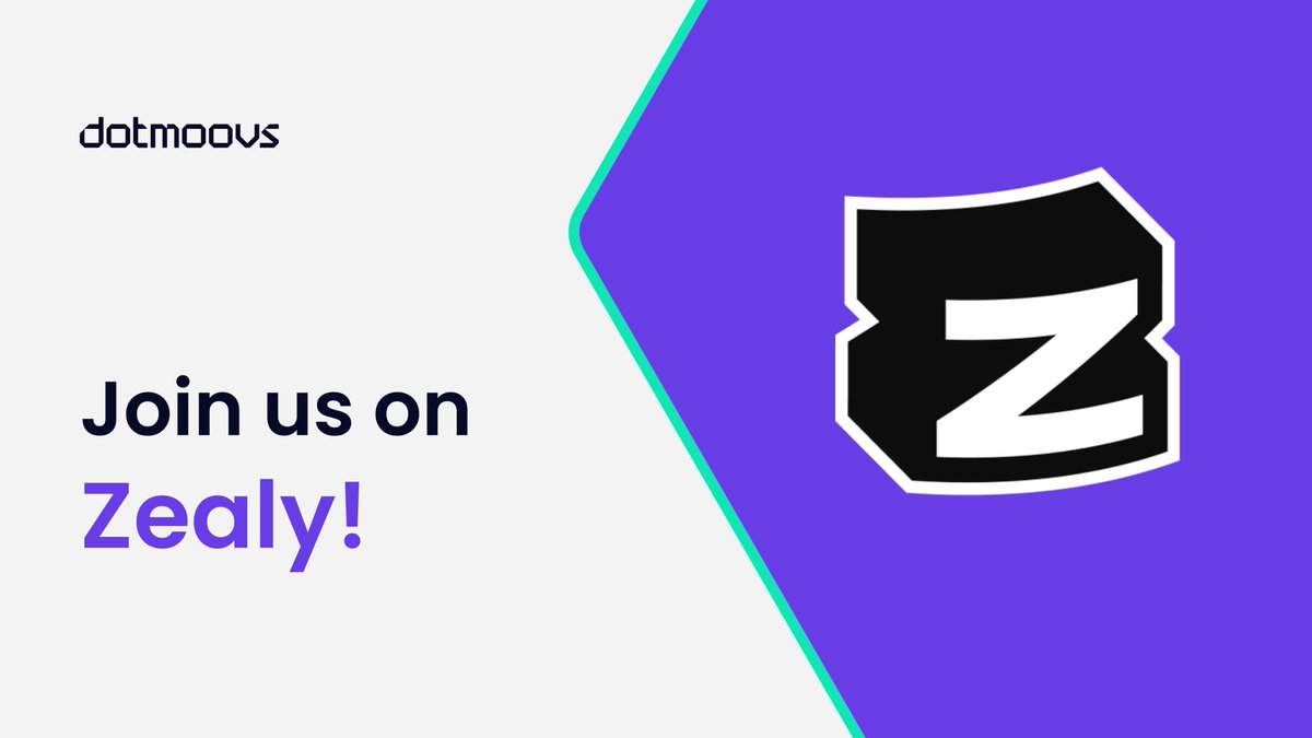 dotmoovs's tweet photo. Our newest #ZealySprint is live! ๐โโ๏ธ๐จ
The more quests you complete, the more youโll climb on our leaderboard to win from a 300 USD prize pool! ๐ฐ๐ช Ready, get set, quest!
Join now: https://t.co/35StAb1WIQ
#dotmoovs #getmooving #zealy #cryptocurrency #AI #ArtificialIntelligence