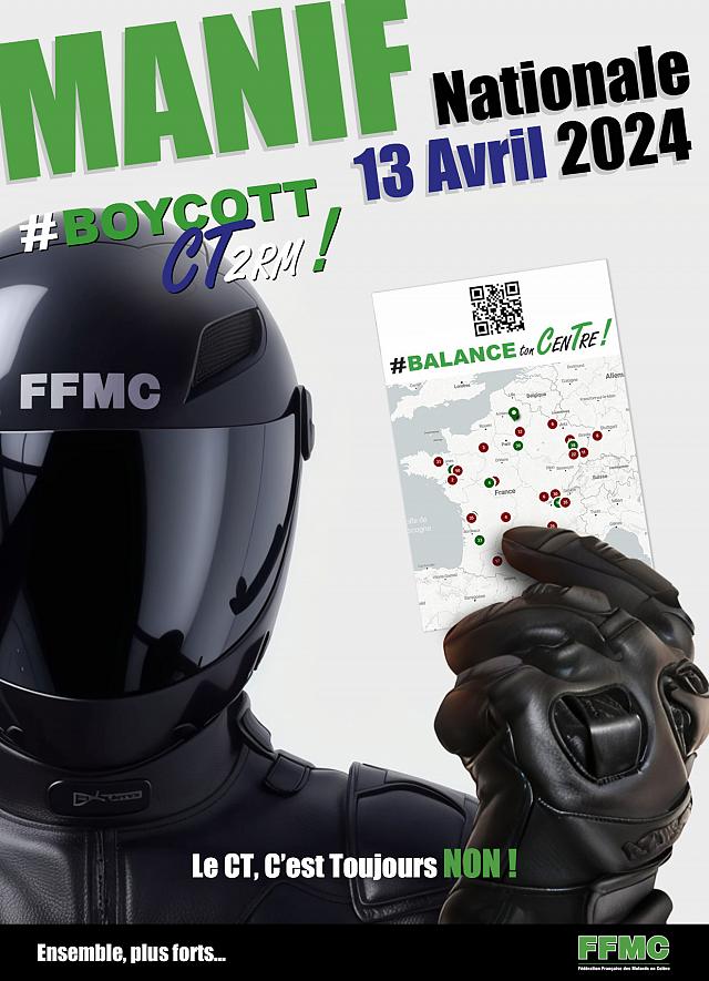 🚨Mobilisons nous contre le #controletechnique moto, le samedi 13 avril 2024 ! ✊

Toutes les infos➡️ motomag.com/Manifestation-…

Contactez l'antenne FFMC de votre région pour plus de précisions ! ✌️

#CT #CTmoto #CT2RM #securiteroutiere #moto #motard #motarde #manif