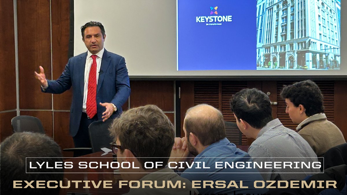 Ersal Ozdemir, CE alumnus and President & CEO of Keystone Group and the Indy Eleven, delivered a keynote presentation for #Purdue students where he shared his career journey and offered guidance on achieving personal and professional goals. Watch it here: youtube.com/watch?v=YFpdHK…