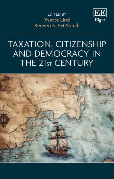 @Elgar_Law publishes our book on taxation and democracy in July 😀 I am very pleased having had the opportunity to work with a wide range of scholars and disciplines on this project. #taxtwitter @UMichLaw @HandelshoyskBI more info: e-elgar.com/shop/gbp/taxat…