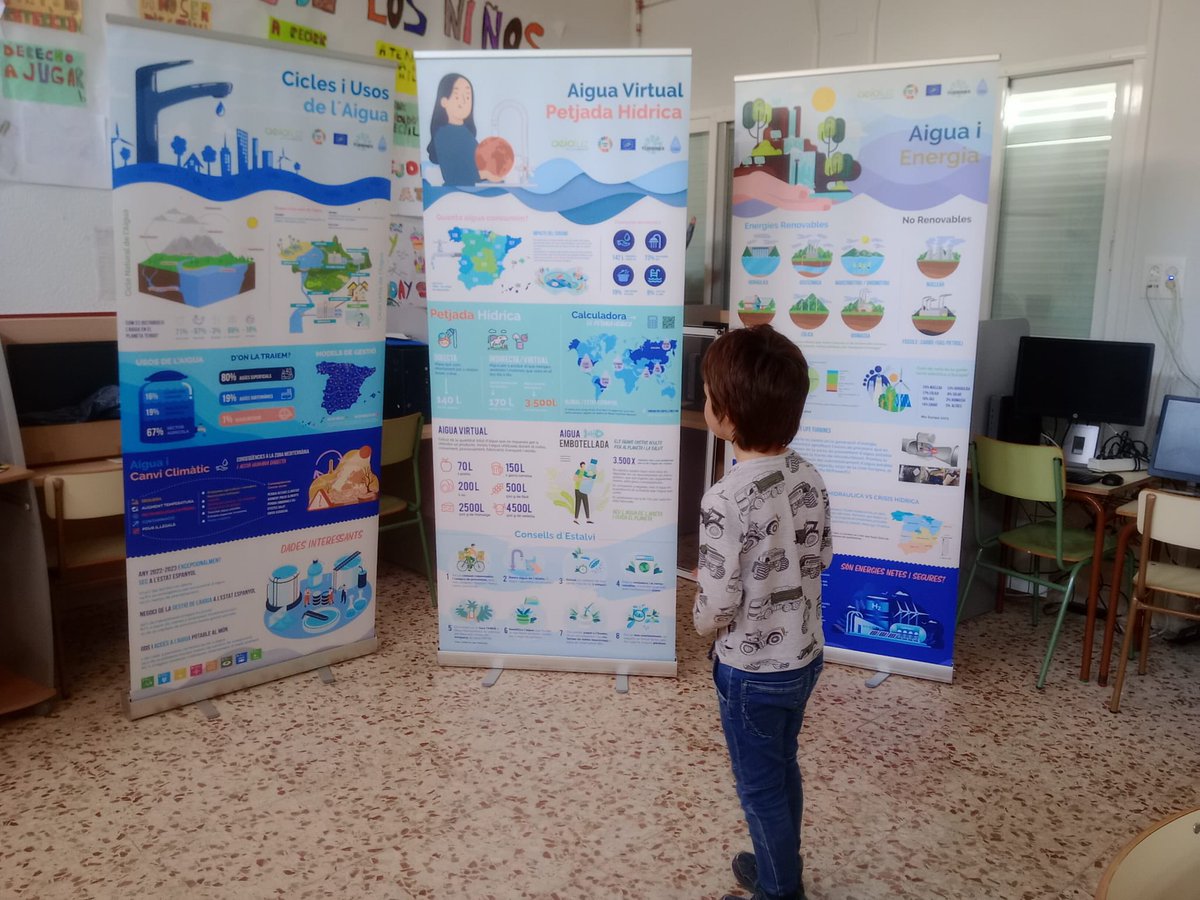 aeioLuz's tweet photo. Com no podia ser d'altra manera, al #Projecte5050 d'#Alcublas i #l'Eliana, aprofitem el Dia Mundial de l'Aigua 💧per parlar de canvi climàtic, petjada hídrica, aigua virtual i molt més. Malauradament NO tenim RES a celebrar, doncs estem vivint una fortíssima sequera 😞 https://t.co/C4668dJcQC