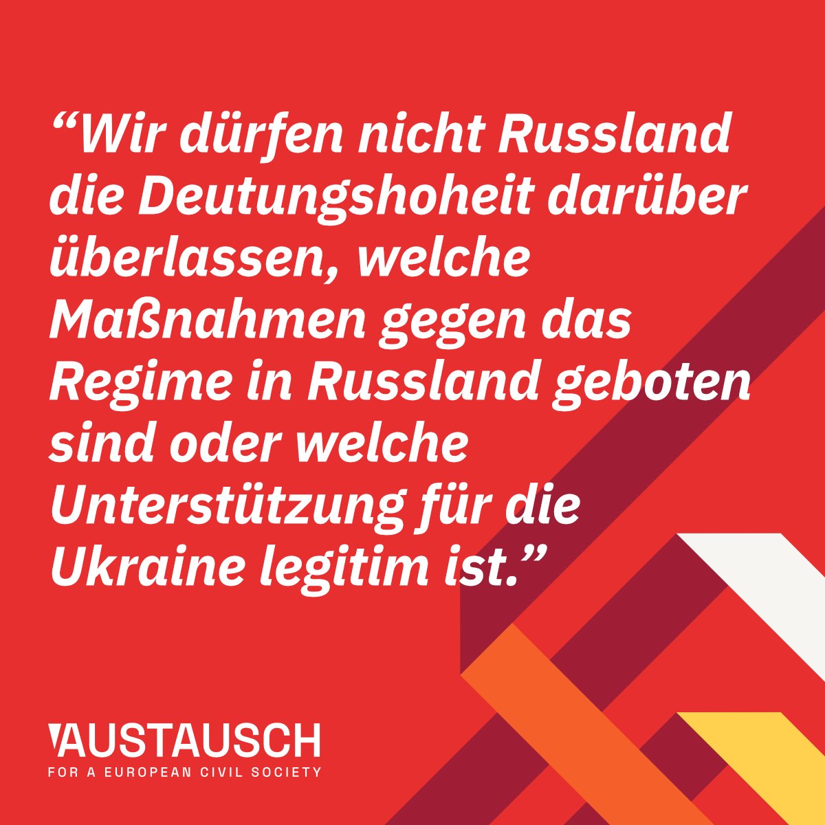 Austausch - For a European civil society tweet media