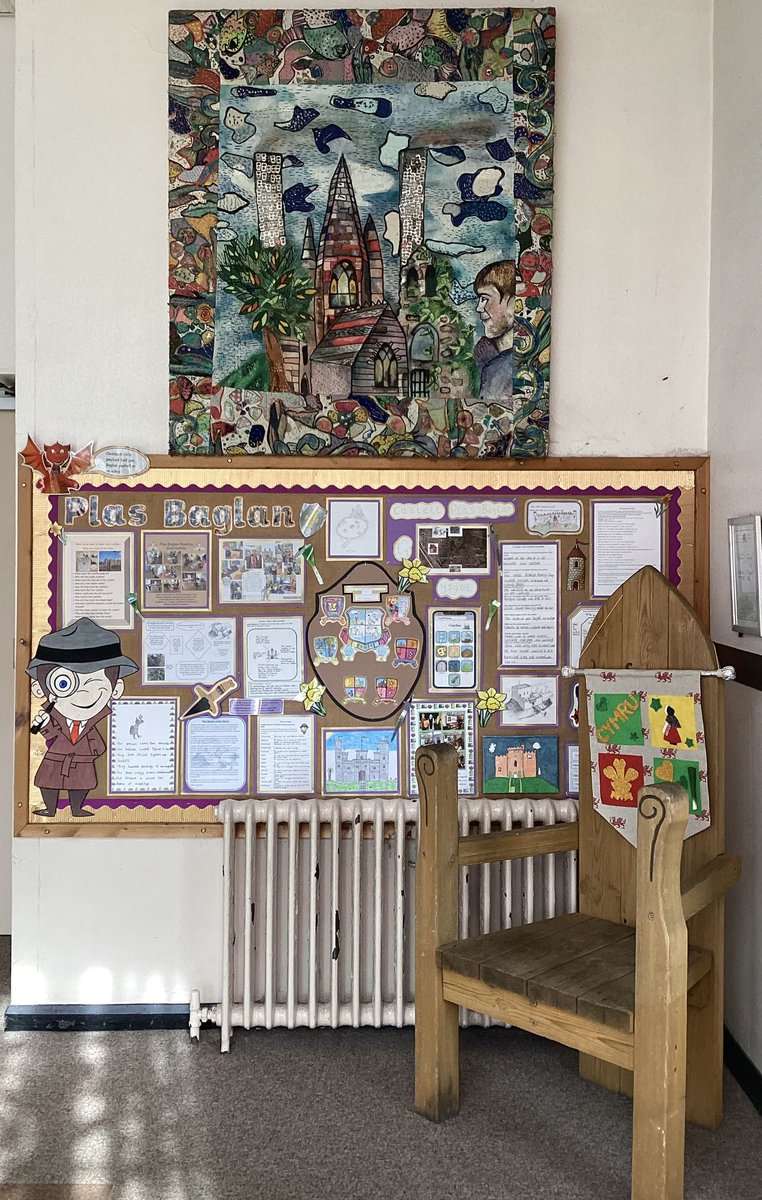 BaglanPrimary1's tweet photo. Dysgu gwych yn nhymor y gwanwyn. Fantastic spring term learning for our whole school Cenefin Welsh Heritage Project ‘Castell ar y Bryn’. Plas Baglan castle, our very own history of a castle long ago in Baglan #cenefin #ambitiouscapablelearners https://t.co/NkfNvJSI43