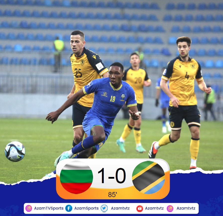 85’ | #FIFASeries2024 

Bulgaria 1-0 Tanzania

LIVE #AzamSports1HD

#FIFA #FIFASeries #FriendlyMatch #InternationalFriendly #MechiYaKirafiki #Bulgaria #Tanzania #BulgariaTanzania