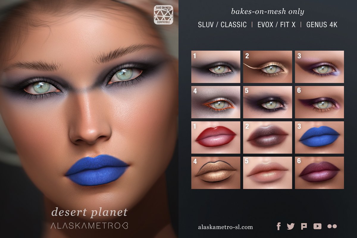 alaskametro's tweet photo. Anthology is now open! I'm participating with a new makeup set inspired by my favourite classic and current sci-fi films.

Details: https://t.co/Uirc0BNjTE https://t.co/VFHvTdWzlS