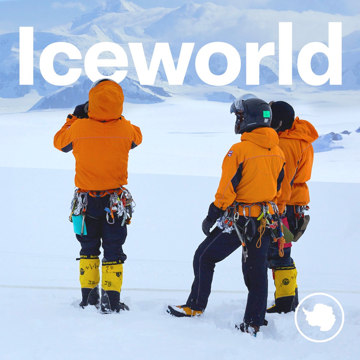 'When do you get to live somewhere this cool, for this long?' Did you catch the latest episode of @BAS_News podcast, Iceworld? They talk extreme camping and rolling sledges - and it even features Thwaites Glacier! 🎧 Find ICEWORLD on your fave podcast app 📷Ed Luke