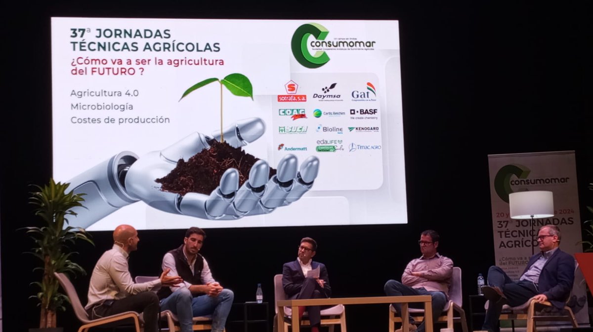 GatFertiliquido's tweet photo. Hemos patrocinado recientemente las 37º Jornadas Técnicas Agrícolas de CONSUMOMAR en Vïcar (Almería) donde se han tratado varios aspectos interesantes de la agricultura de hoy y del mañana 🌱 https://t.co/osUOF7XAPQ