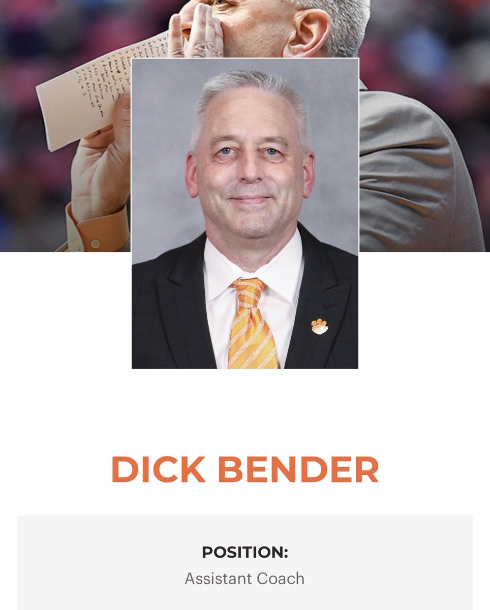 CtespnN's tweet photo. #CTESPN BREAKING NEWS

AB now rooting for Clemson after finding out they have an assistant coach named Dick Bender https://t.co/LenZAJXBAi