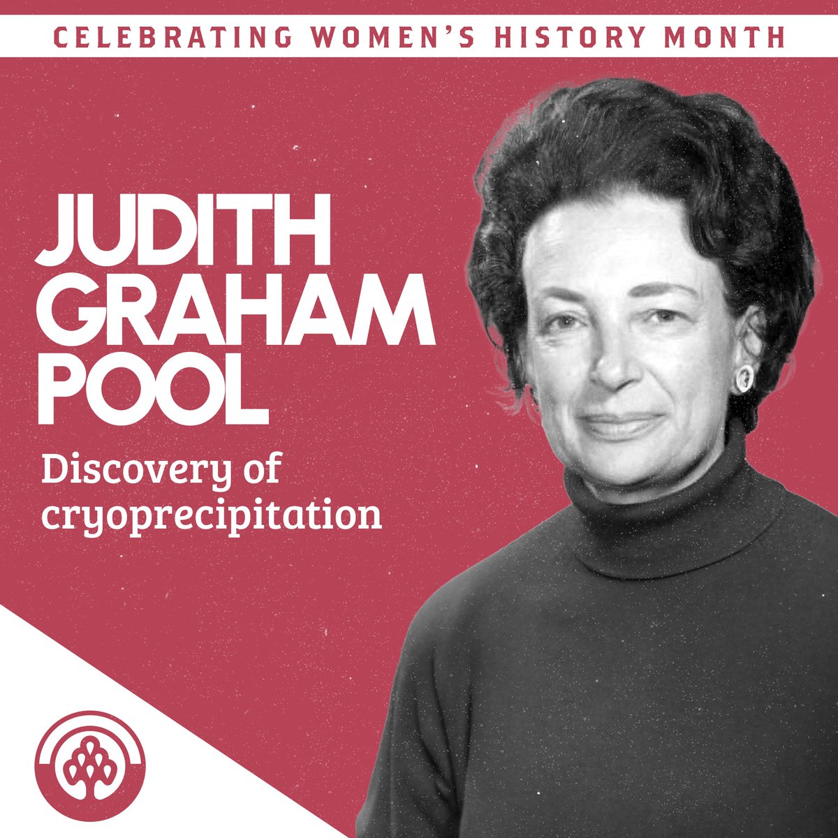 Dr. Judith Graham Pool revolutionized the treatment of hemophilia. Her work on isolating Factor VIII led to the creation of cryoprecipitate, changing lives for those with bleeding disorders. Learn more about her impact on our blog at weareblood.org/blog/womens-hi… #WomensHistoryMonth