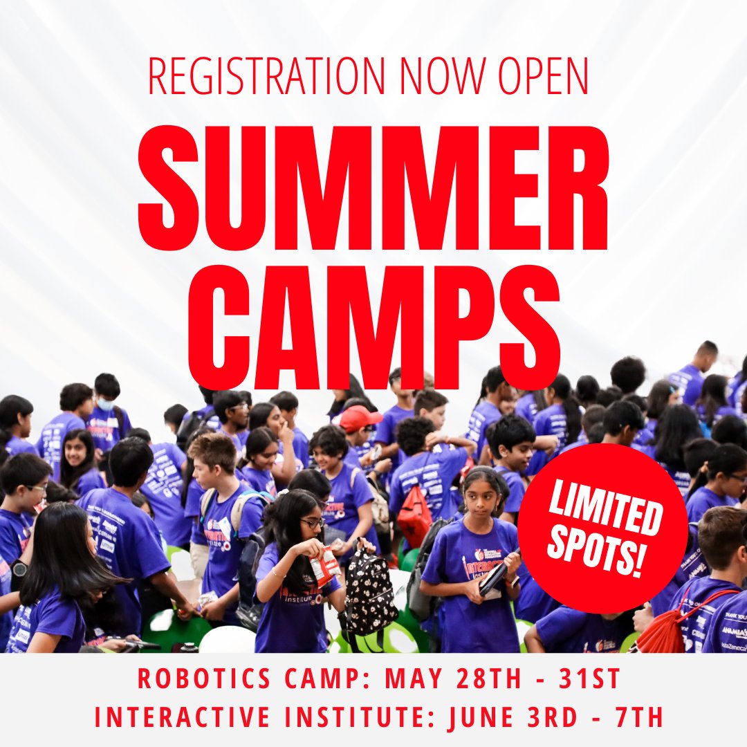 Calling all future engineers, inventors, and innovators! Registration is NOW OPEN for our Summer S.T.E.A.M. Camps! Don't miss out on the early bird pricing and secure your spot today! Robotics: coppellisdef.org/robotics-camp/ Interactive: coppellisdef.org/interactive-in…