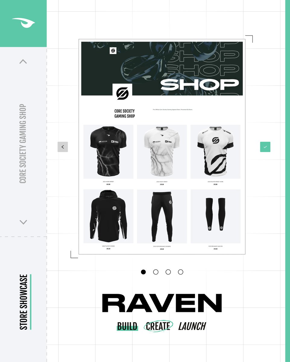 Get ready to crank up the voltage! ⚡️ @coresocietygg latest apparel collection is electrifying, infused with dynamic elements, and designed for FREE using our builder on Raven Create. raven.gg/create/build/