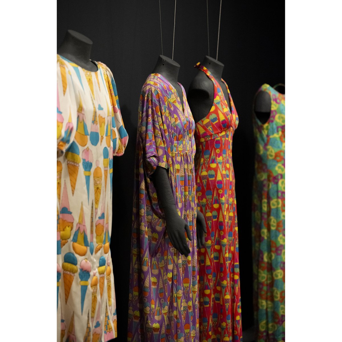 The Arts Access Vintage Club enjoying a visit to the Andy Warhol: The Textiles exhibition <a href="/DovecotStudios/">Dovecot</a>