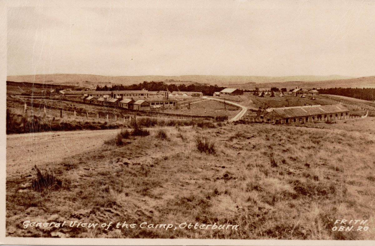 #Otterburn Unused (undated) Frith postcard 'General View of the Camp, Otterburn'.