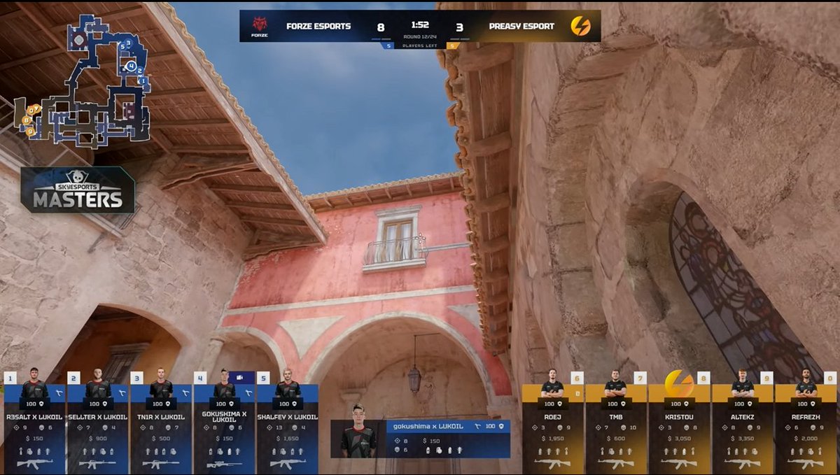 SkymastersIP's tweet photo. .@forzegg is putting on a CLINIC! They're dominating Inferno against @PreasyEsport with a commanding 8-3 score. Can they close out the series 2-0? 👀
#SkyesportsMasters #CS2 #LetsGoLiquid #GONINJAS #EZ4ENCE #GOBIG #GuildEagles #ALWAYSFNATIC #betboom #forze #B8EsportsClub #EasyPreasy #NAVIJunior #navination #PERAARMY #DevilNeverDies #GrowSprout #TSMCS #Gun5 #GOGOVP